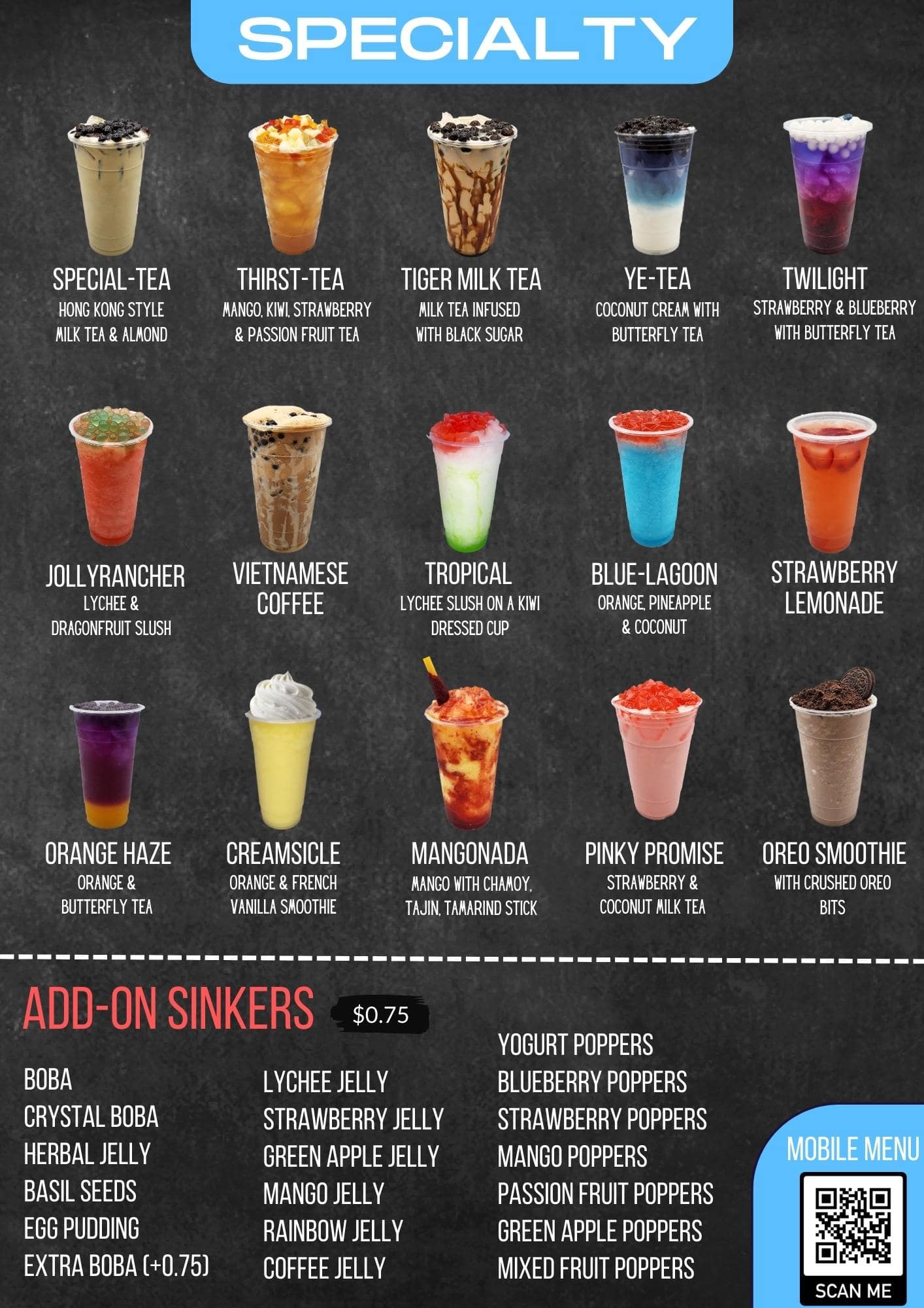 Menu - Ice Valley Boba